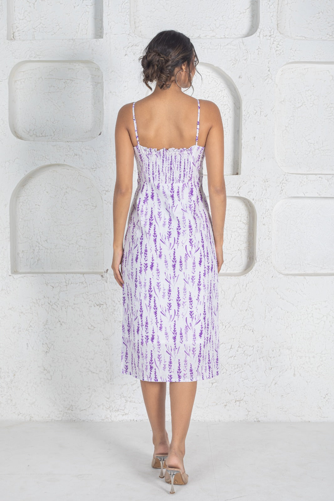 Vibrant Vines Midi Dress