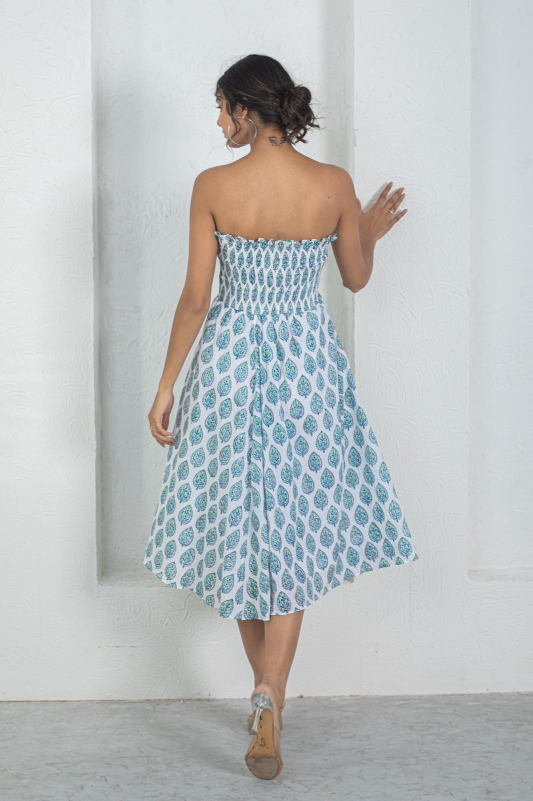 Not So Blue Smocked Dress