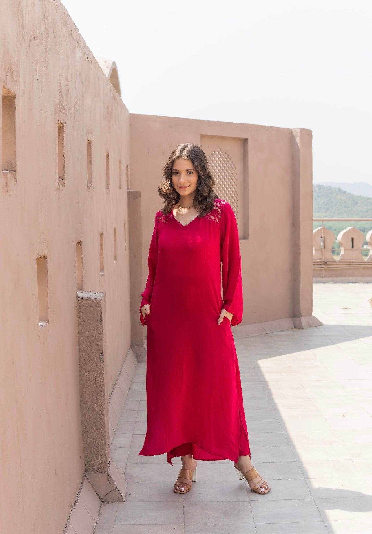 Dania Long Kurta Set