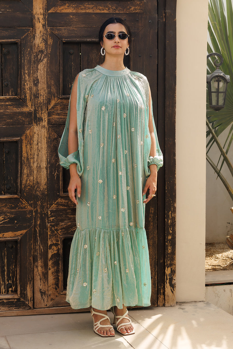 Aqua topaz Maxi Dress - 00000_0N5A4519