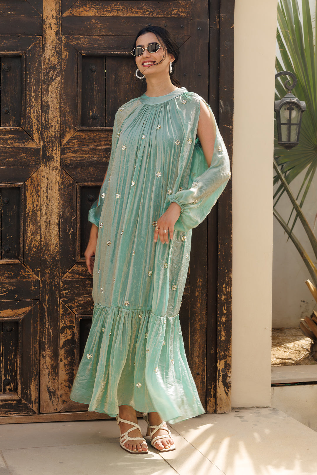 Aqua topaz Maxi Dress - 00005_0N5A4522