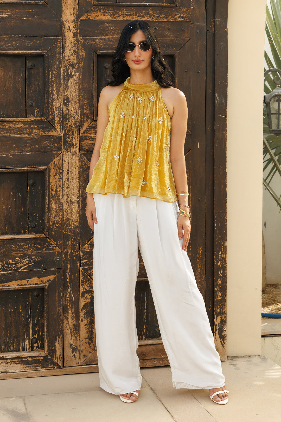 Mango Sunstone Halter Top - 00013_0N5A4382