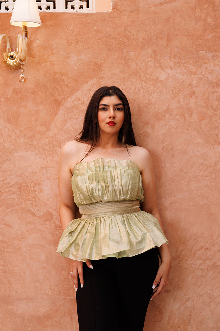 morganite corset - corset top