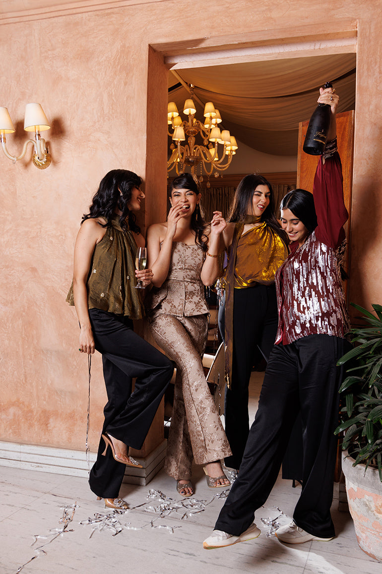 tiger's eye top - one shoulder top