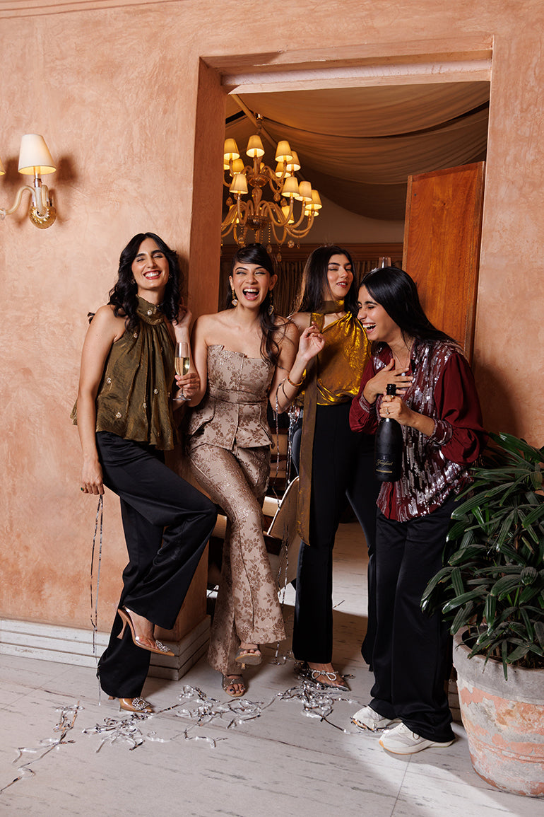 tiger's eye top - one shoulder top