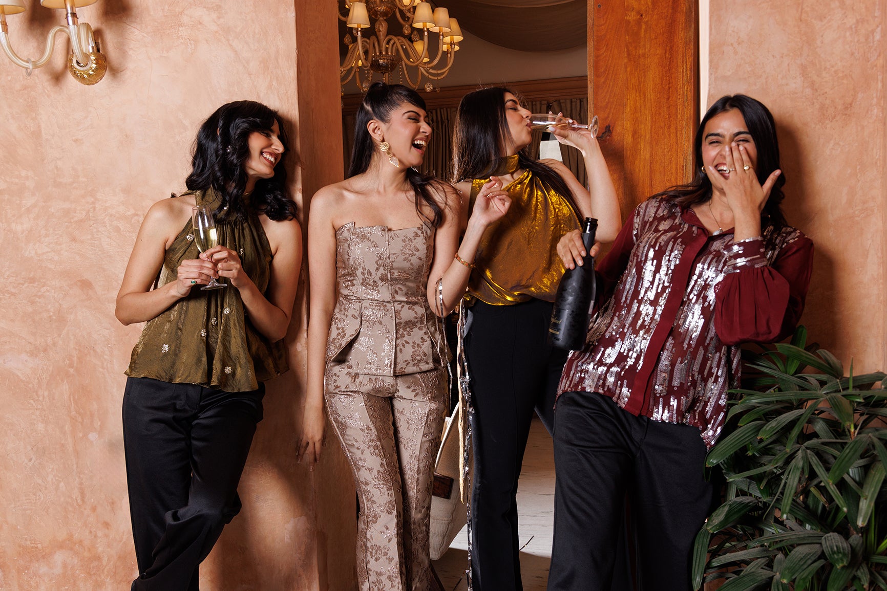 tiger's eye top - one shoulder top