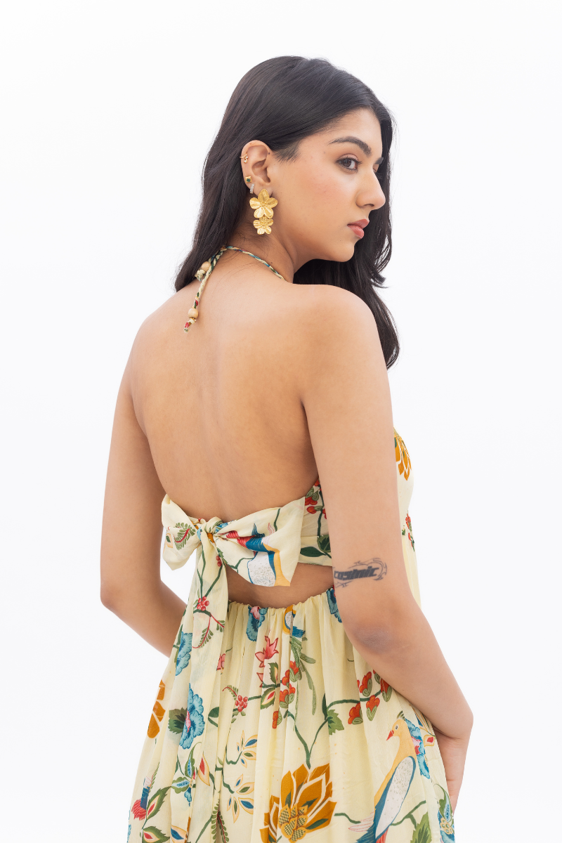 Bow-Back Riviera Dress
