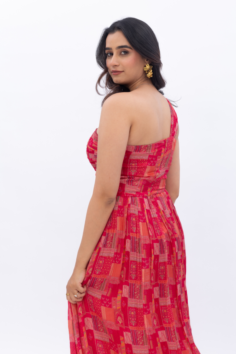 Aurelia One-Shoulder Gown