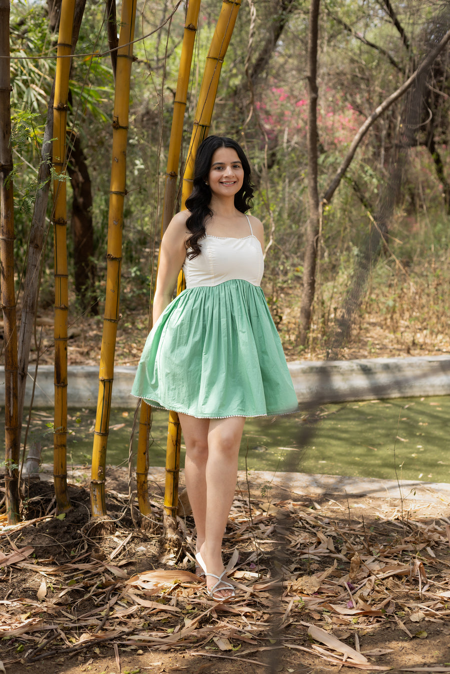 Sunlit Dreams Corset Mini Dress