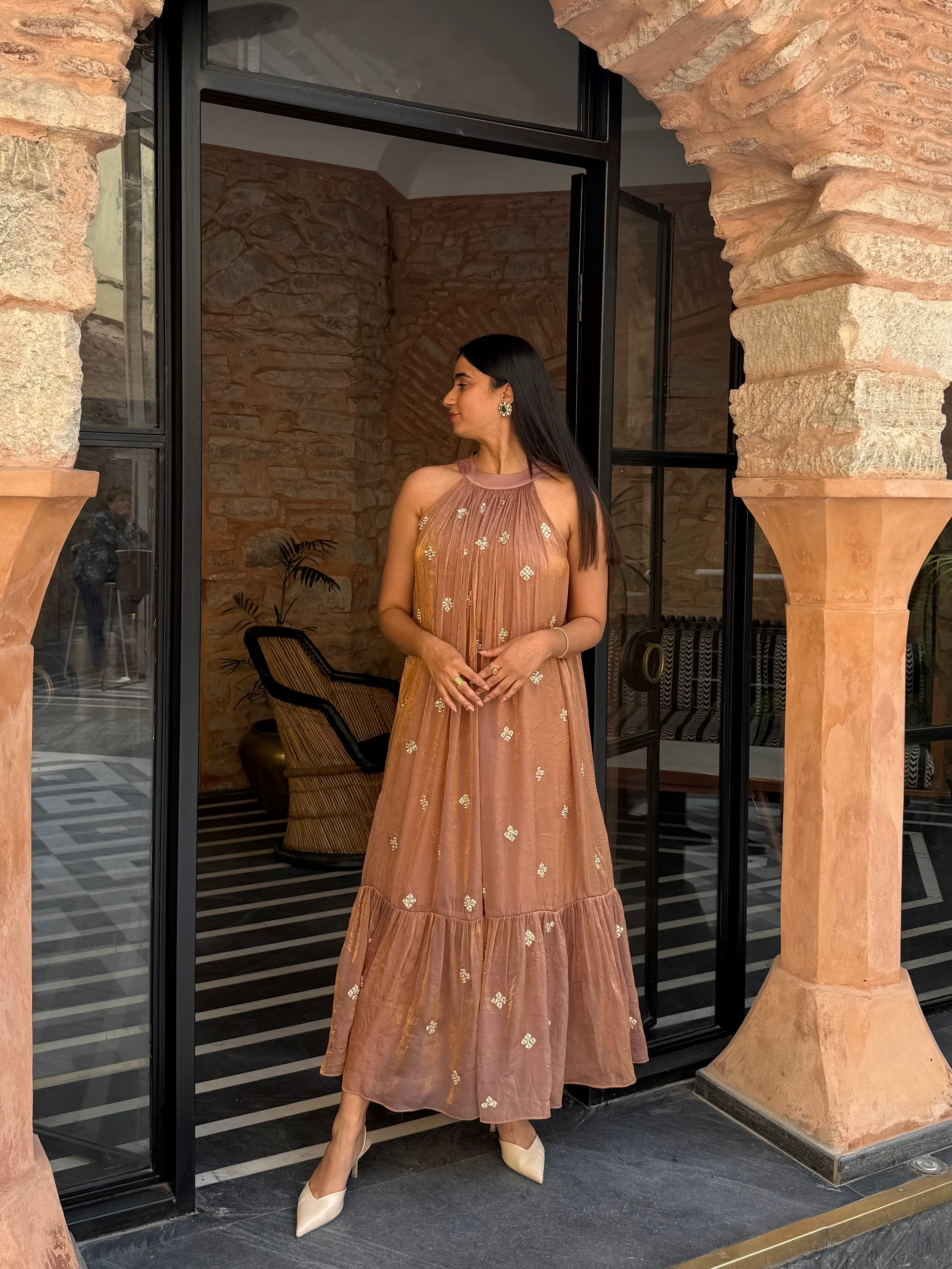 Champagne Topaz Dress