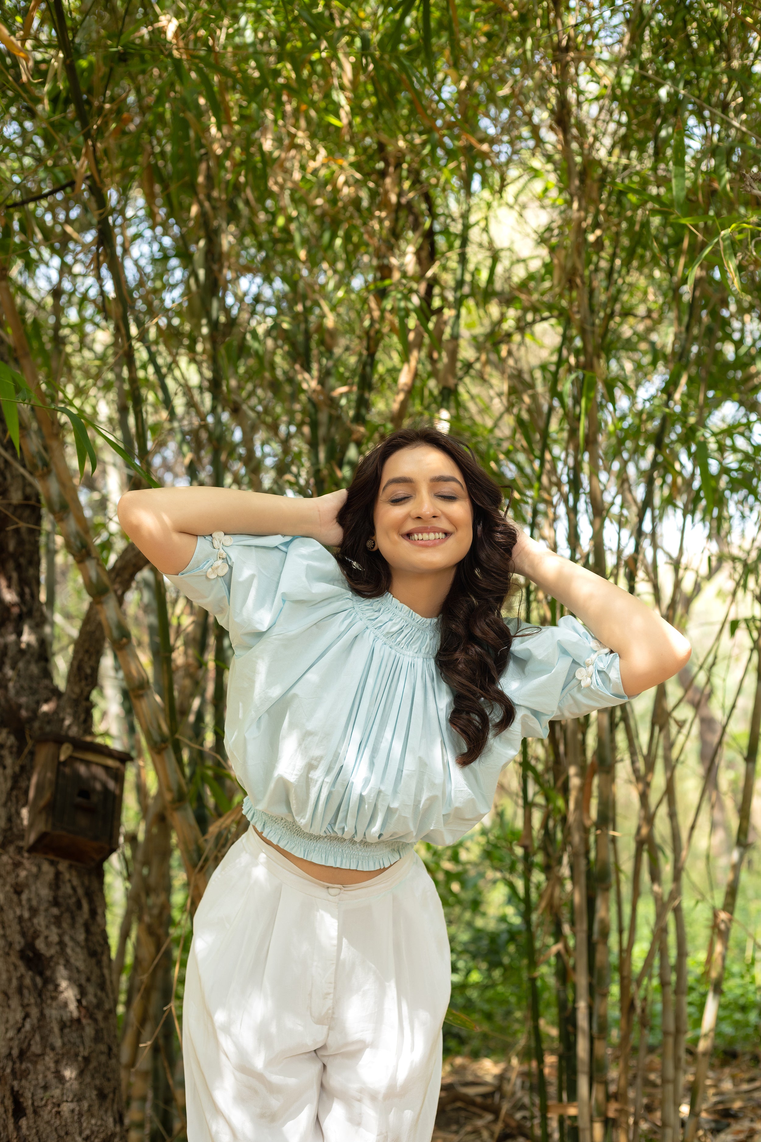 Spring Vibrance Poplin & Crepe Co-ord Set