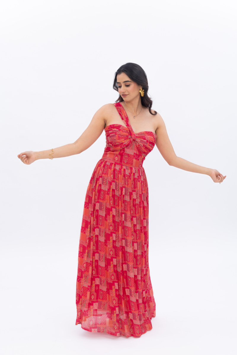 Aurelia One-Shoulder Gown
