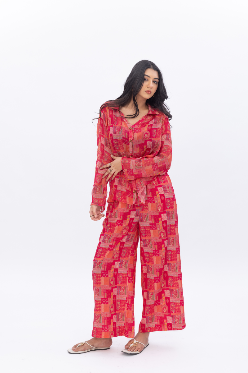 Pearl harbor Chiffon Sunset Set