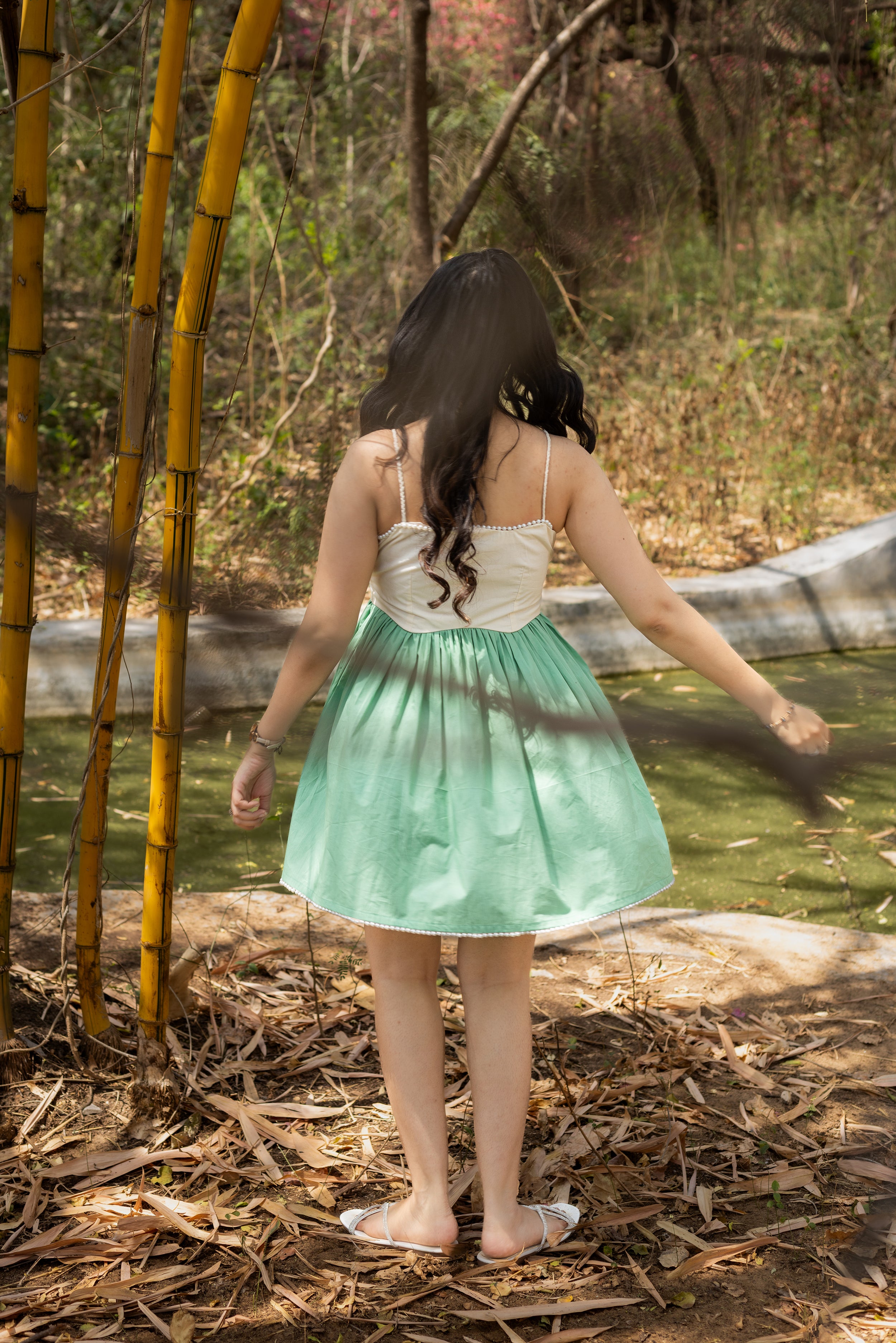 Sunlit Dreams Corset Mini Dress
