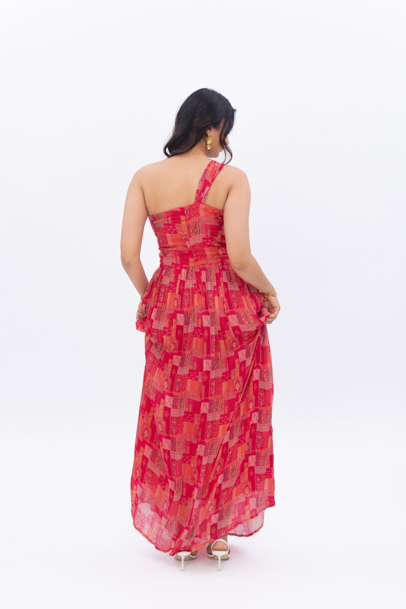 Aurelia One-Shoulder Gown
