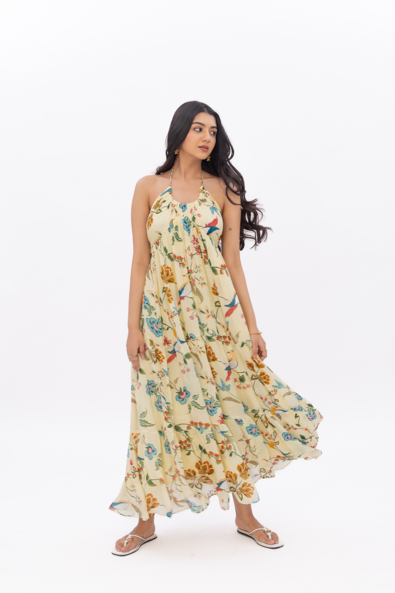Bow-Back Riviera Dress