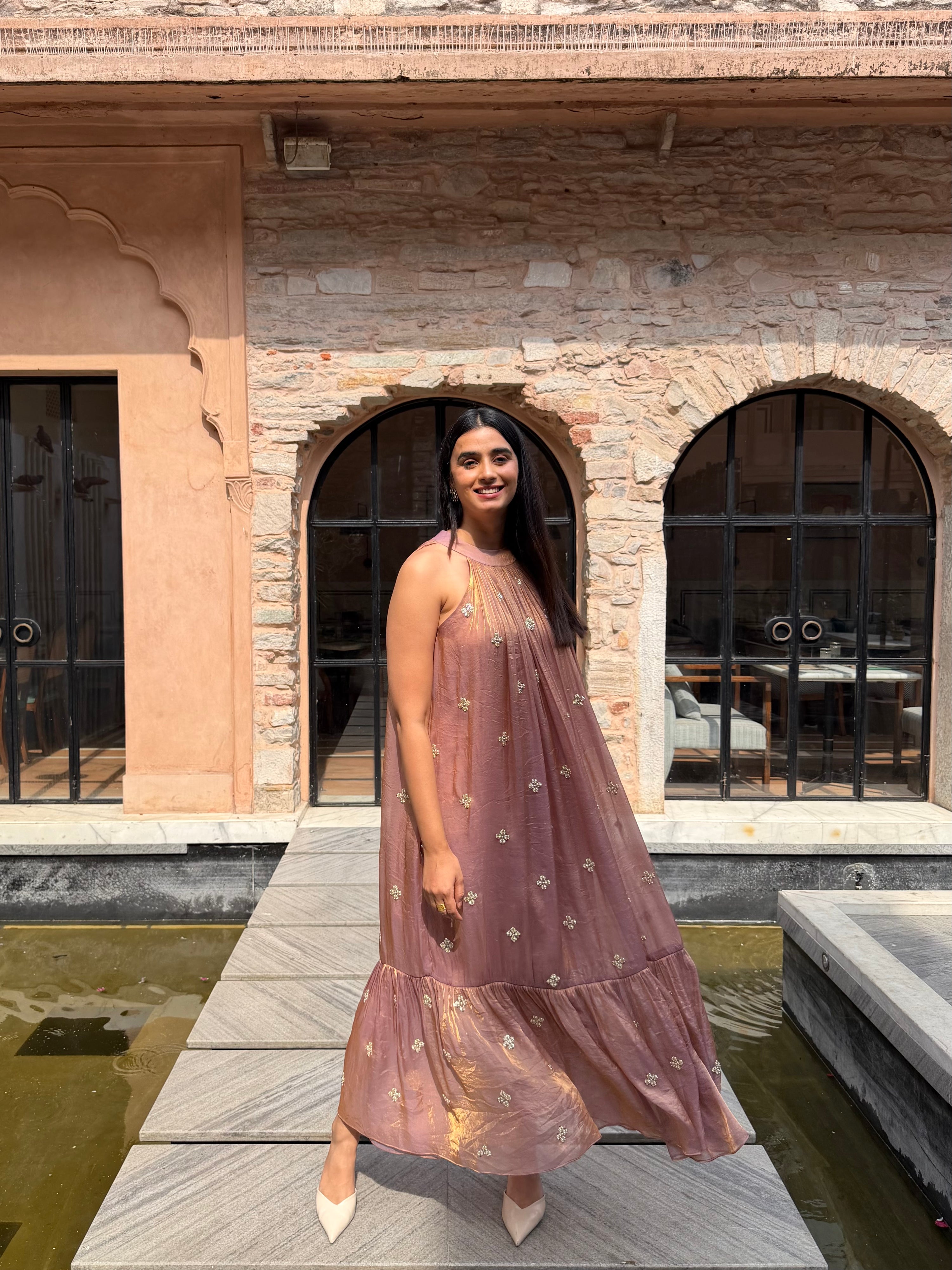 Champagne Topaz Dress