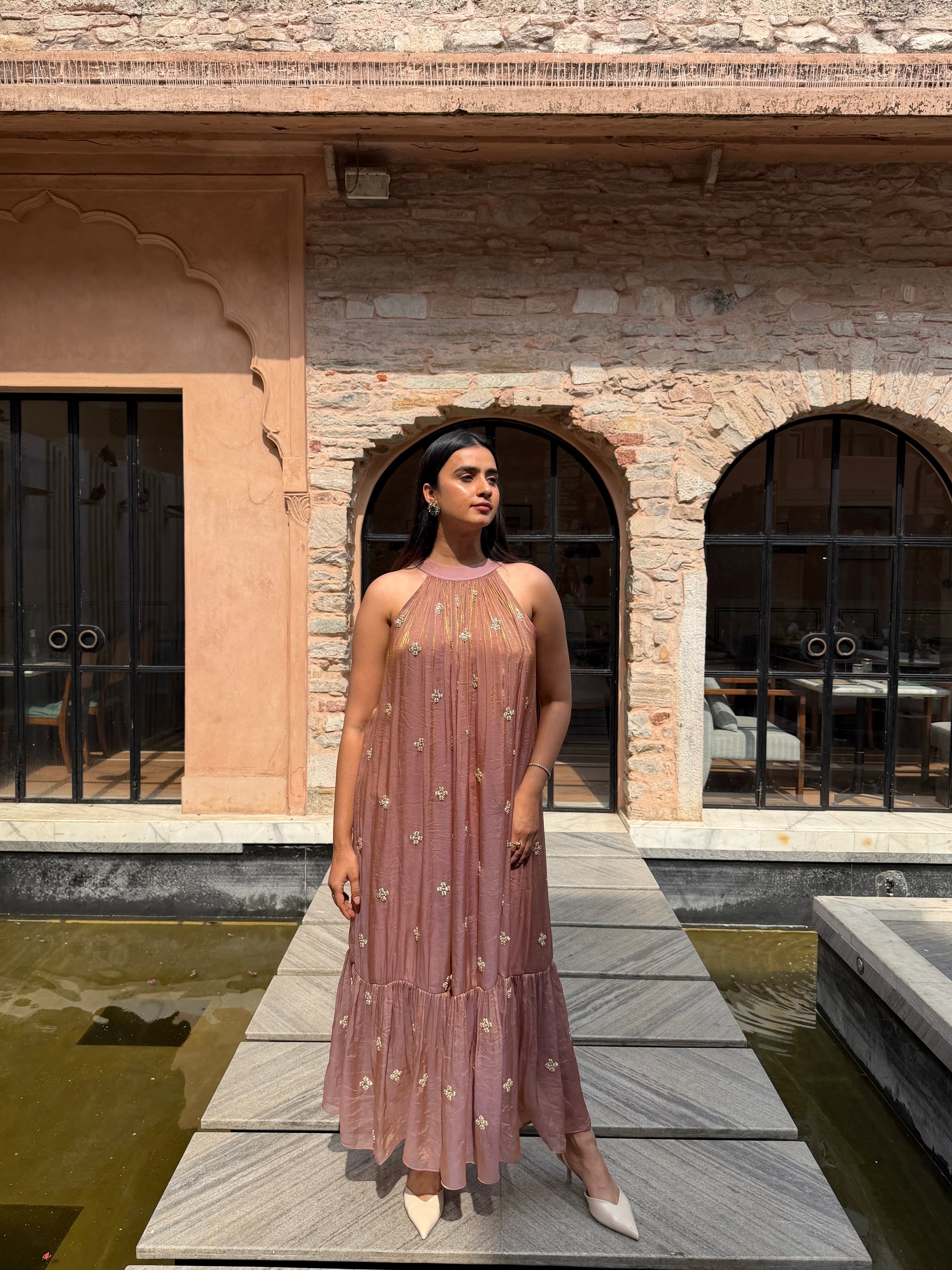 Champagne Topaz Dress