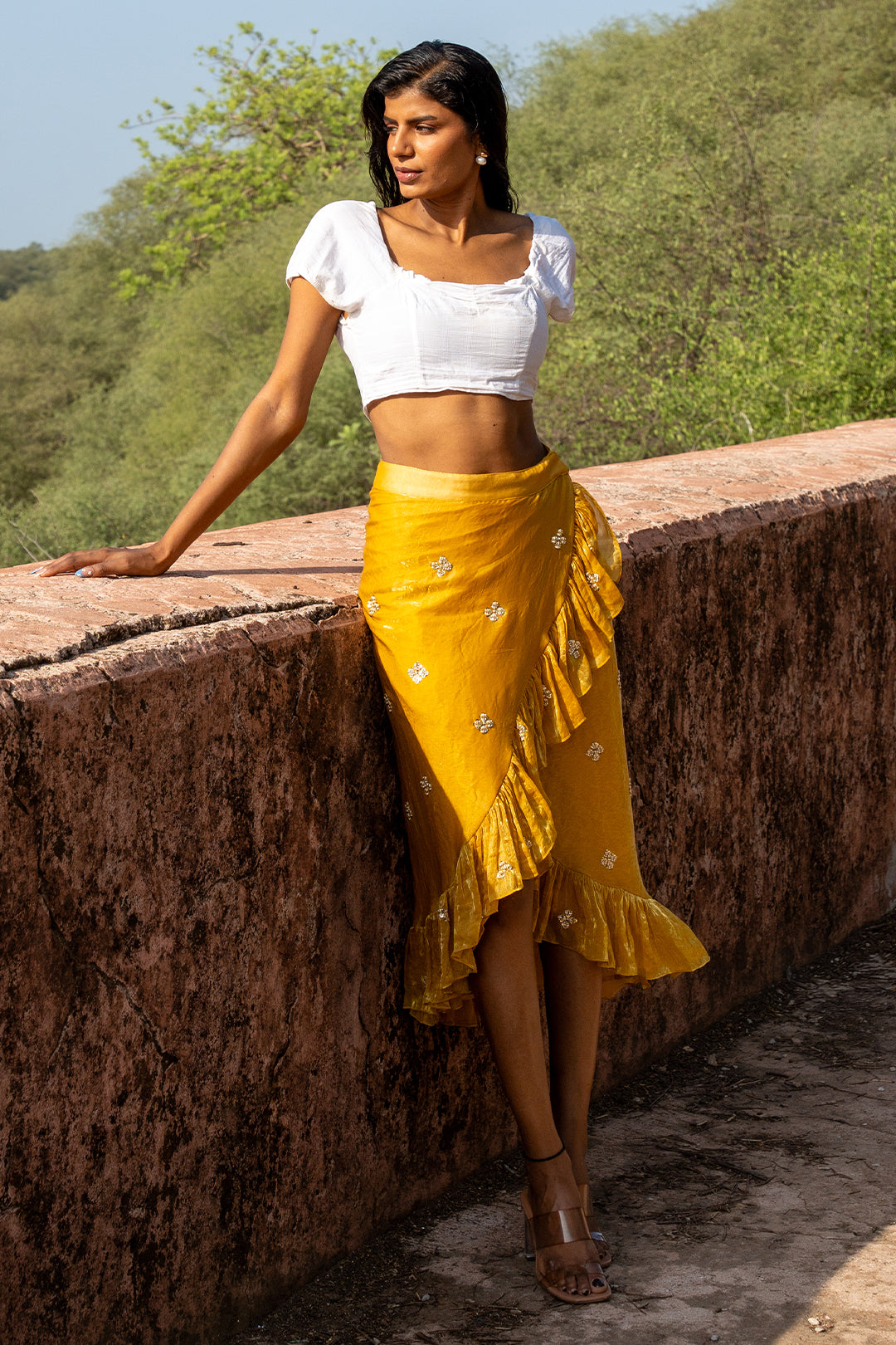 Citrine Wrap Skirt