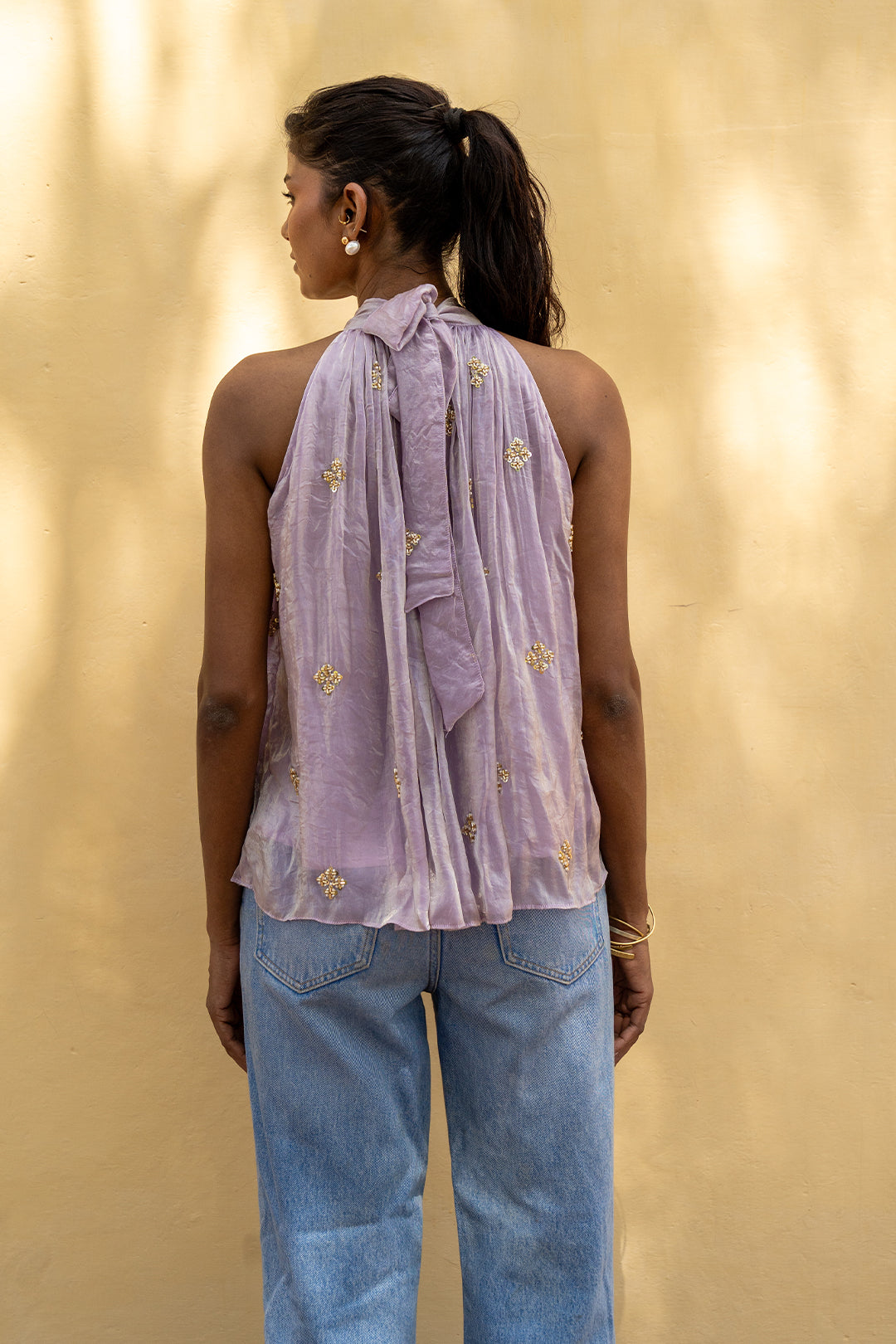 Selenite Halter Top