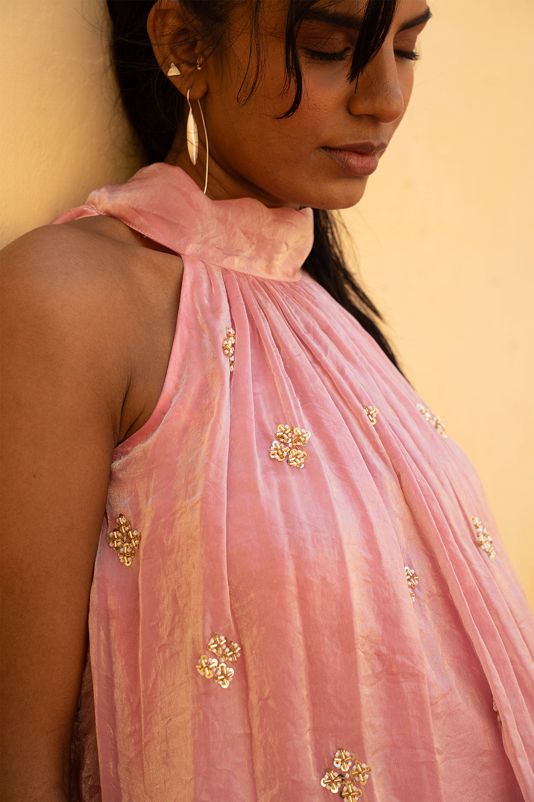 Rhodonite Halter Top