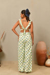 Teal Bloom Ruffle Set - Anasi