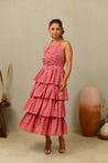 Dahlia Frill Midi Dress - Anasi

