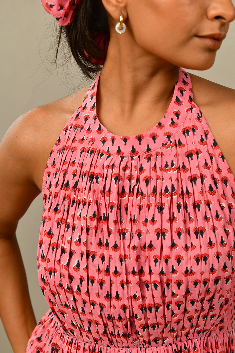 Blush Bloom Mini Dress - Anasi

