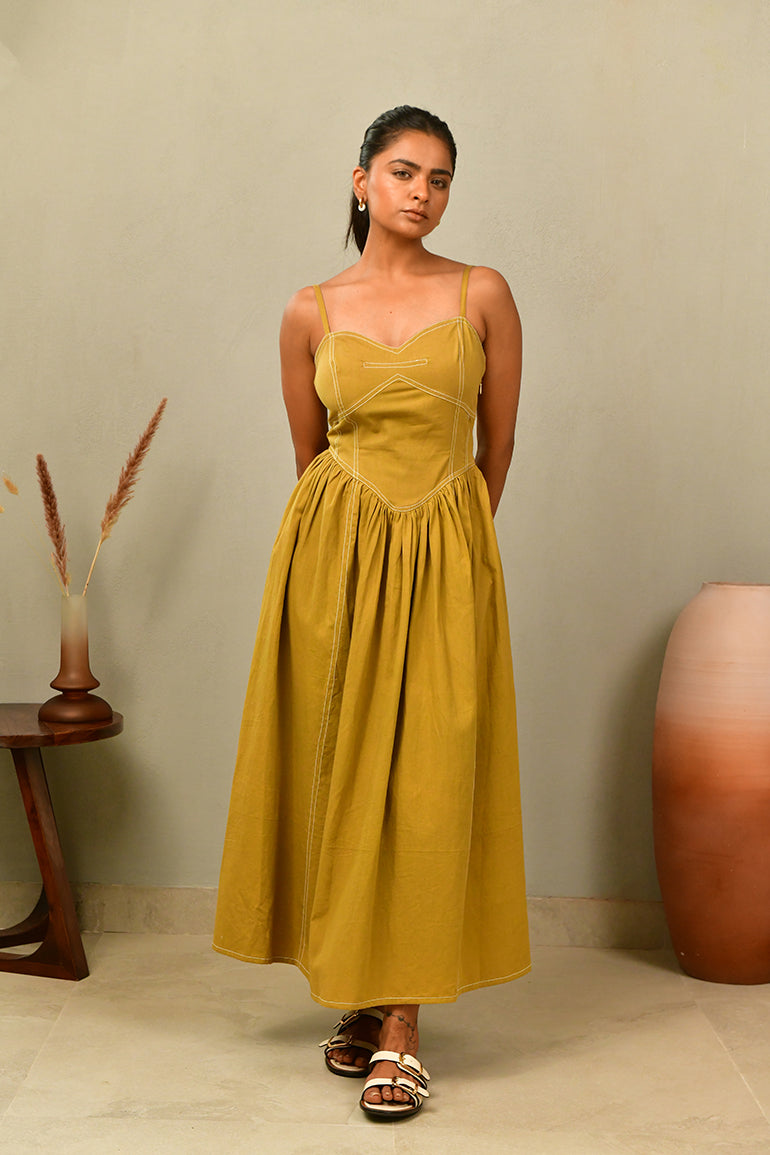 Desert Bloom Midi Dress - Anasi