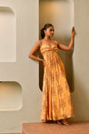 Golden Poppy Maxi Dress - Anasi