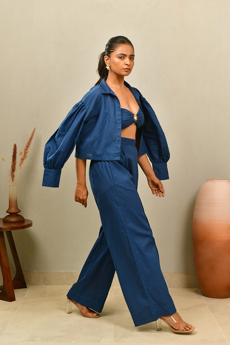 Cobalt Tide Co-Ord Set - Anasi