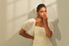 Ivory Meadow Maxi Dress - Anasi