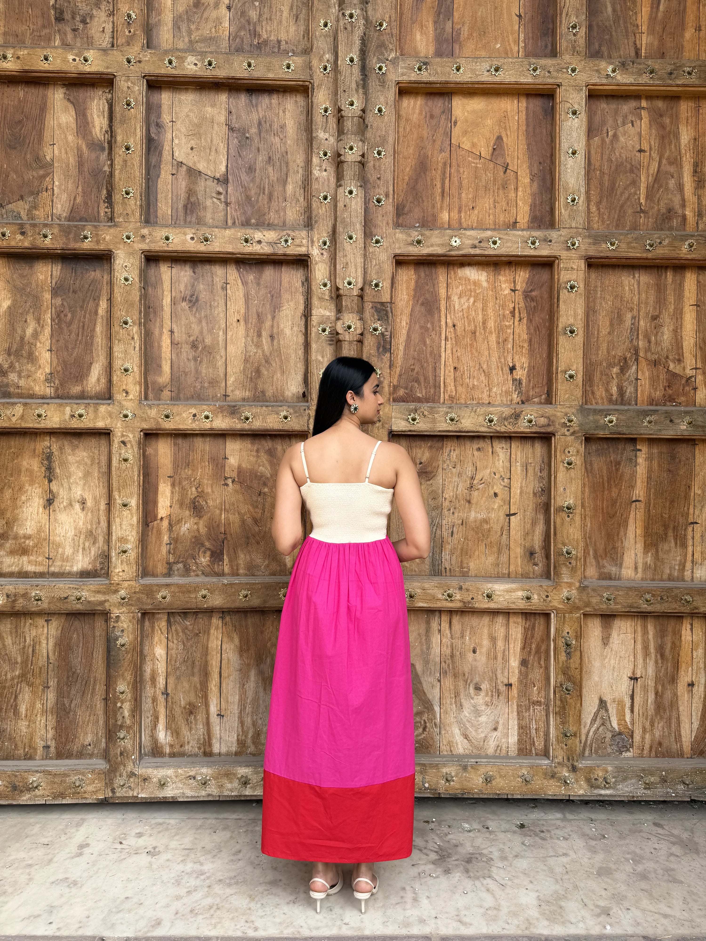 Pink Ombre Maxi Dress