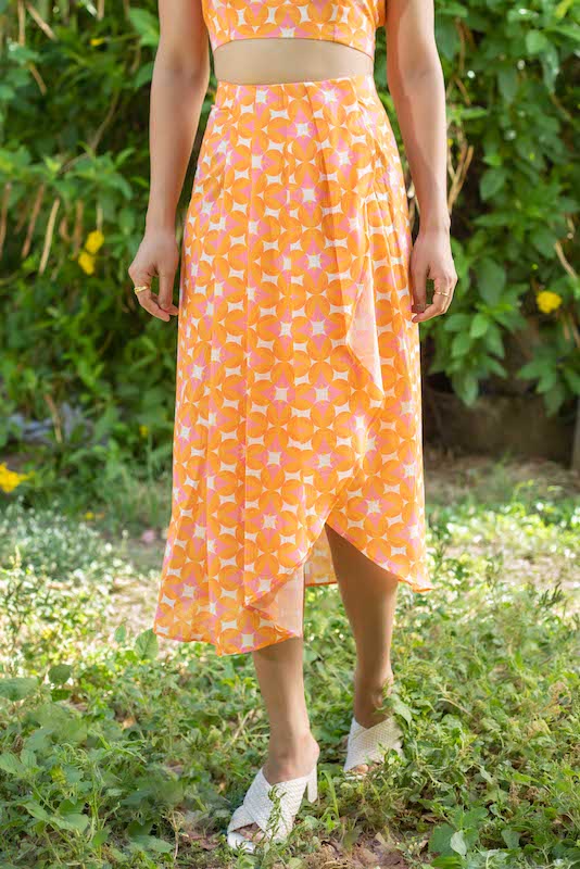 Orange Pop Skirt