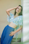 floral crop top - anasi