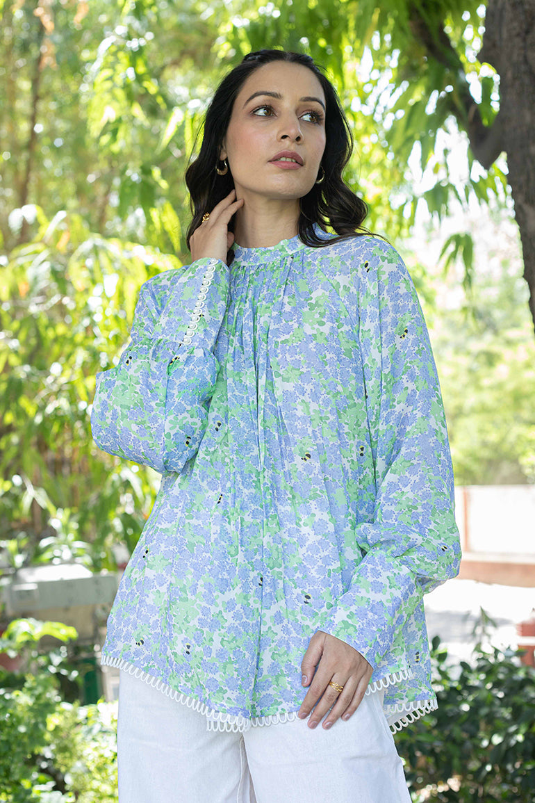 printed top - anasi