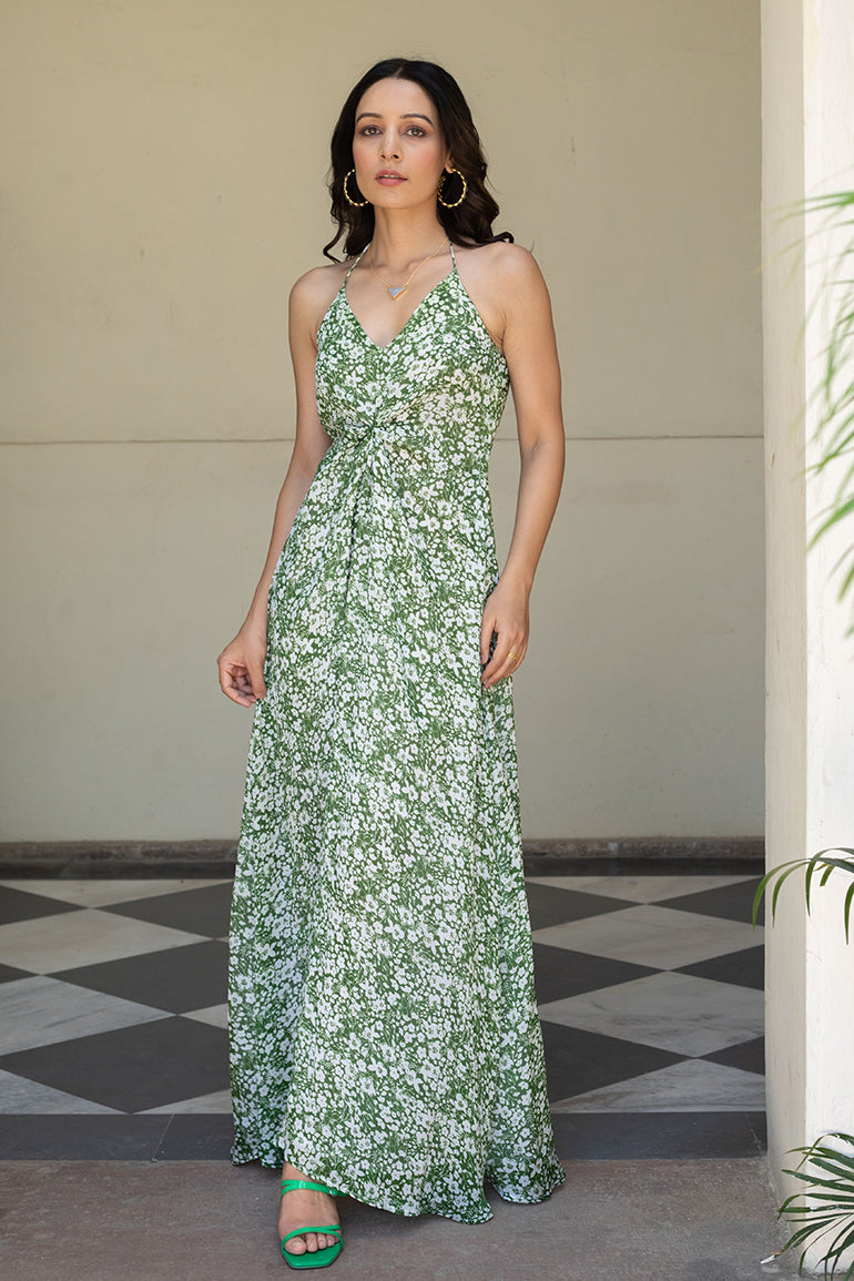 green floral dress - anasi