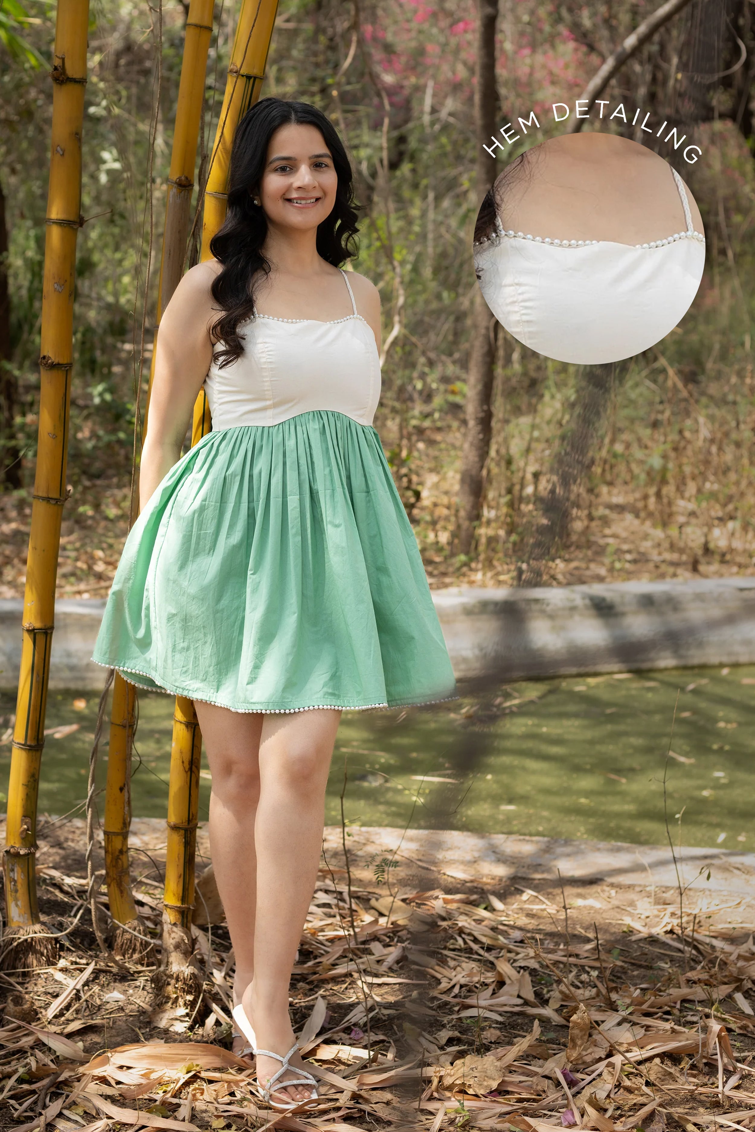 Sunlit Dreams Corset Mini Dress