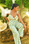 Teal Bloom Ruffle Set - Anasi