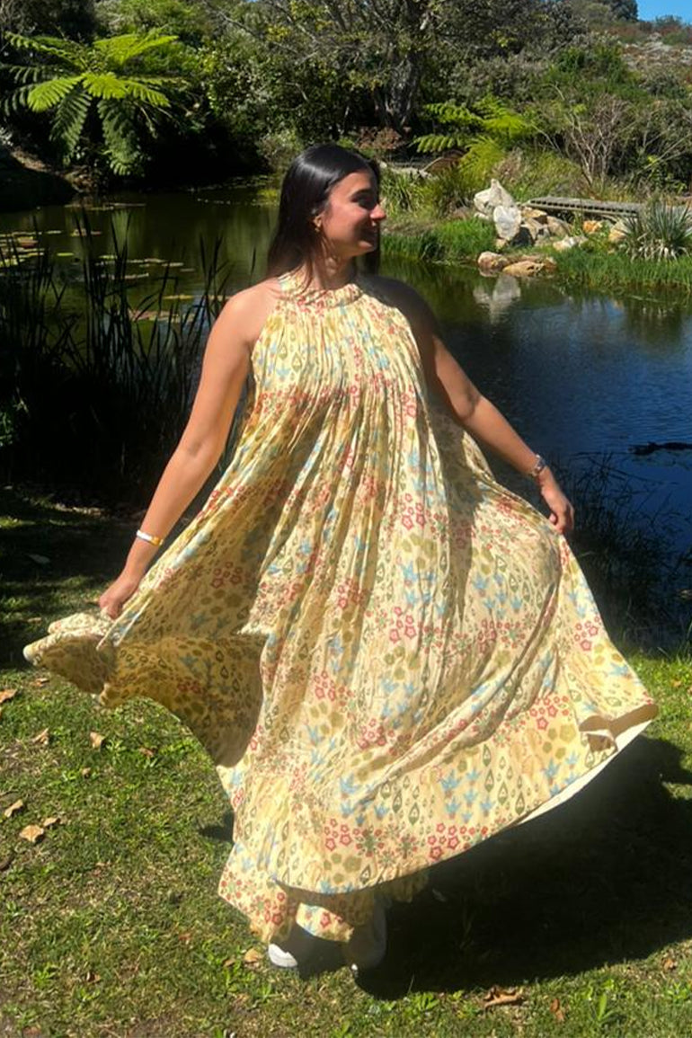 Sunlit Meadow Maxi Dress