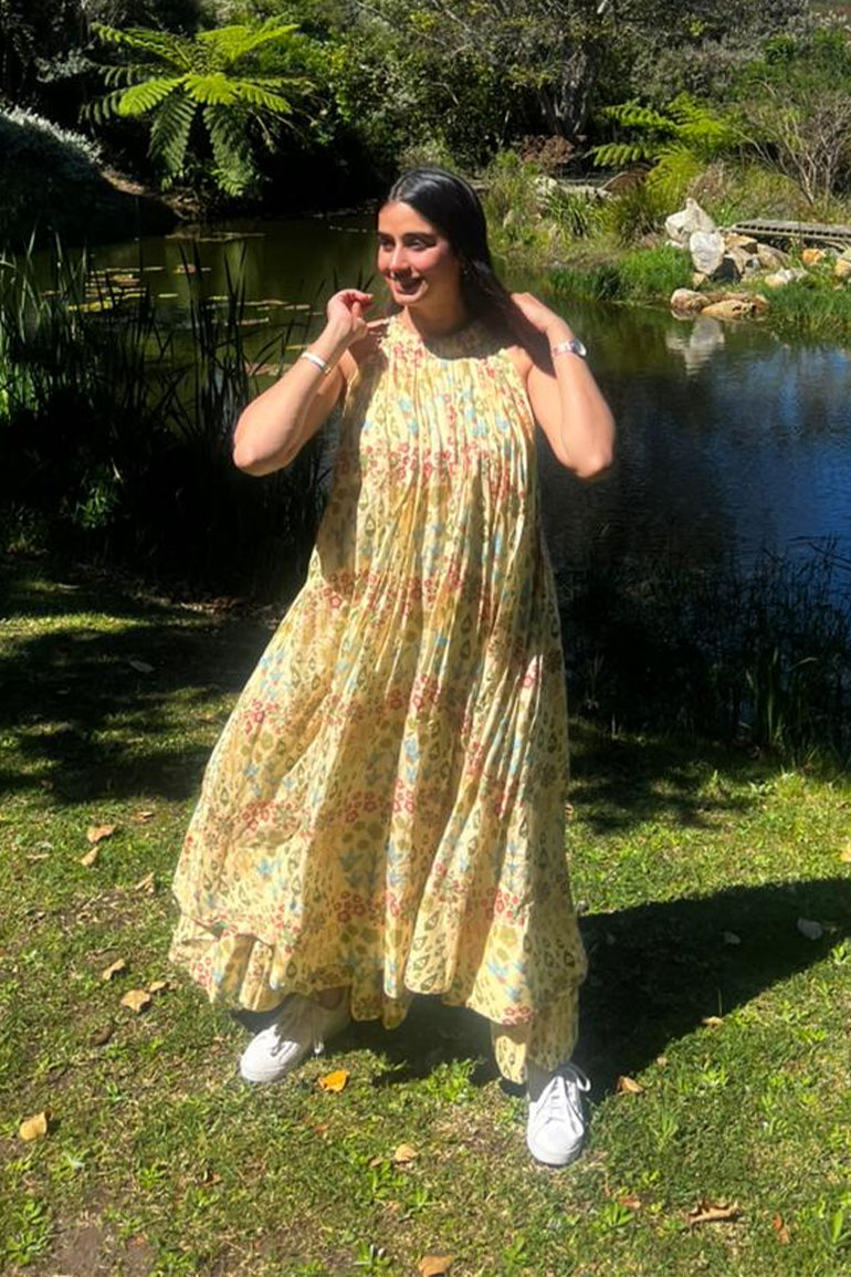 Sunlit Meadow Maxi Dress