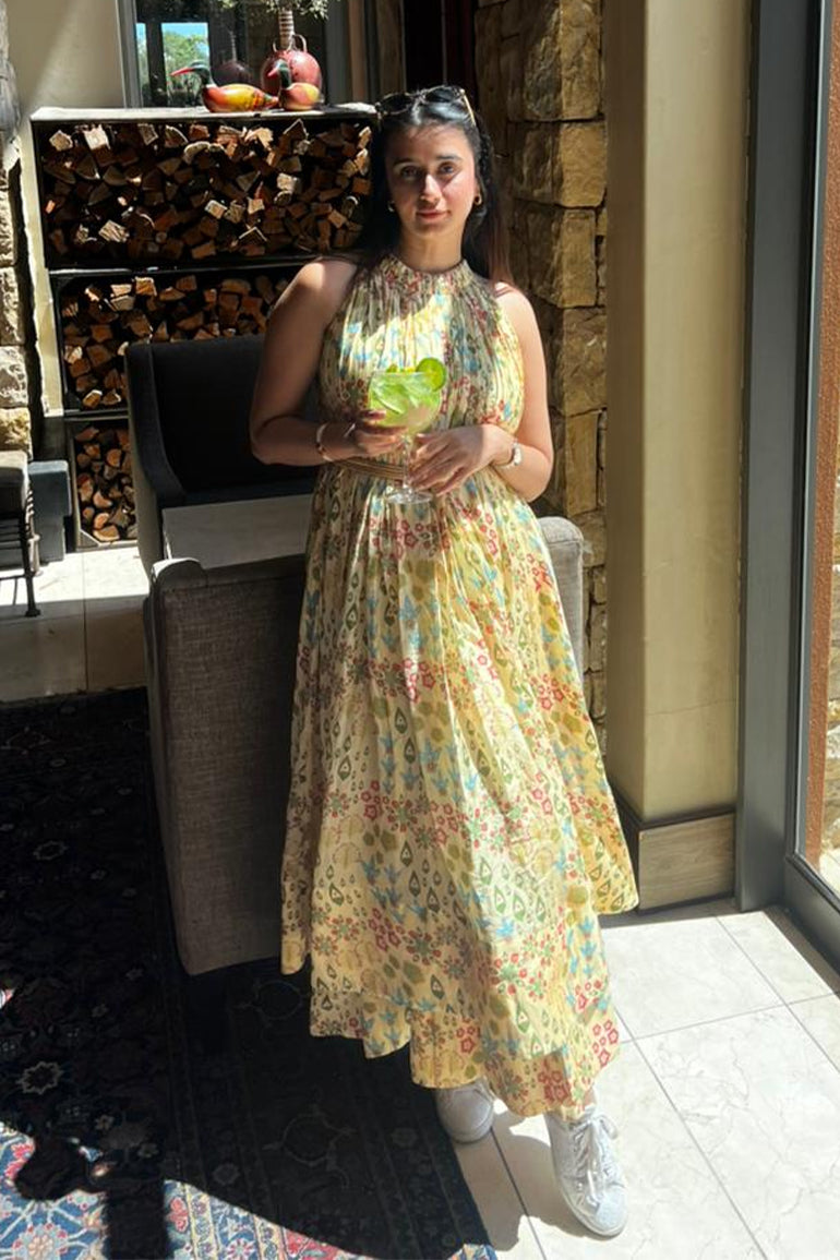 Sunlit Meadow Maxi Dress