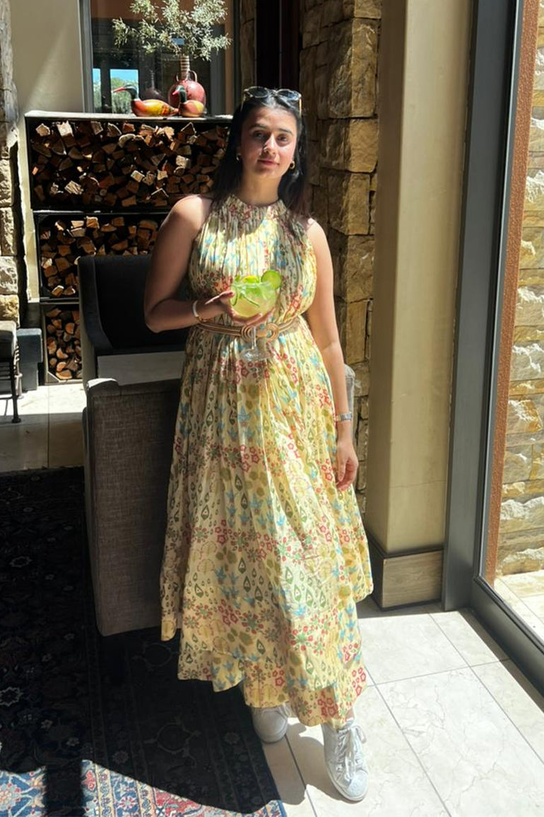 Sunlit Meadow Maxi Dress